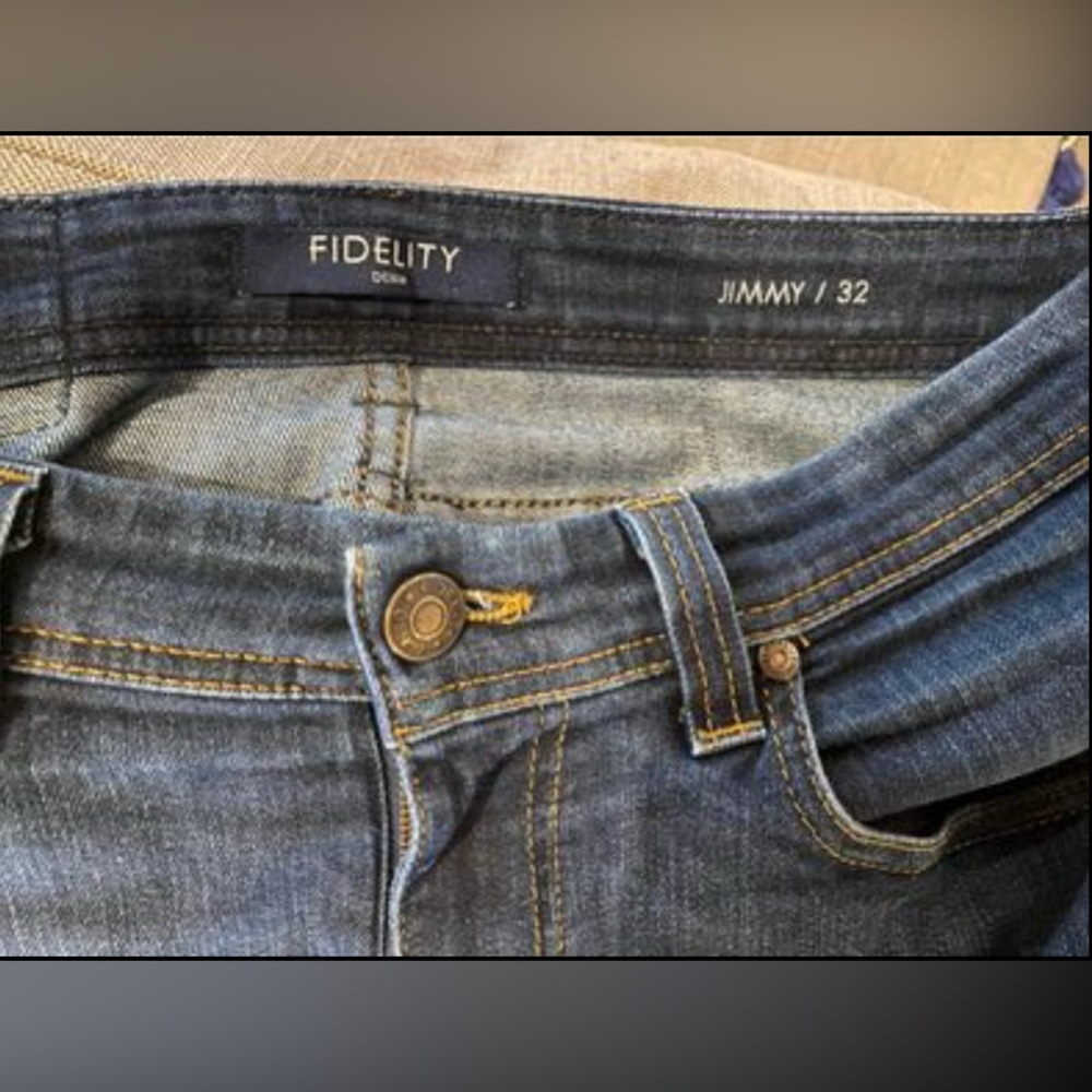 Fidelity Jimmy Slim Straight 32